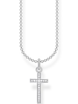 collana donna Thomas Sabo KE2043-051-14 Cross Pave Ladies Necklace, adjustable