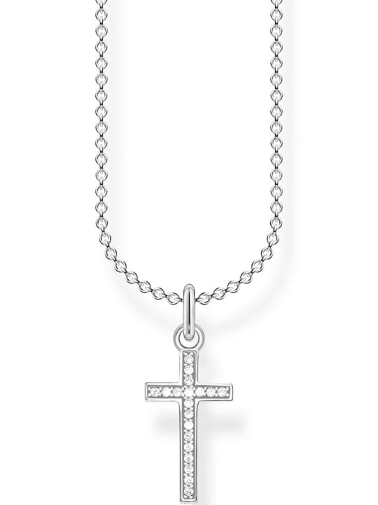 collana donna Thomas Sabo KE2043-051-14 Cross Pave Ladies Necklace, adjustable