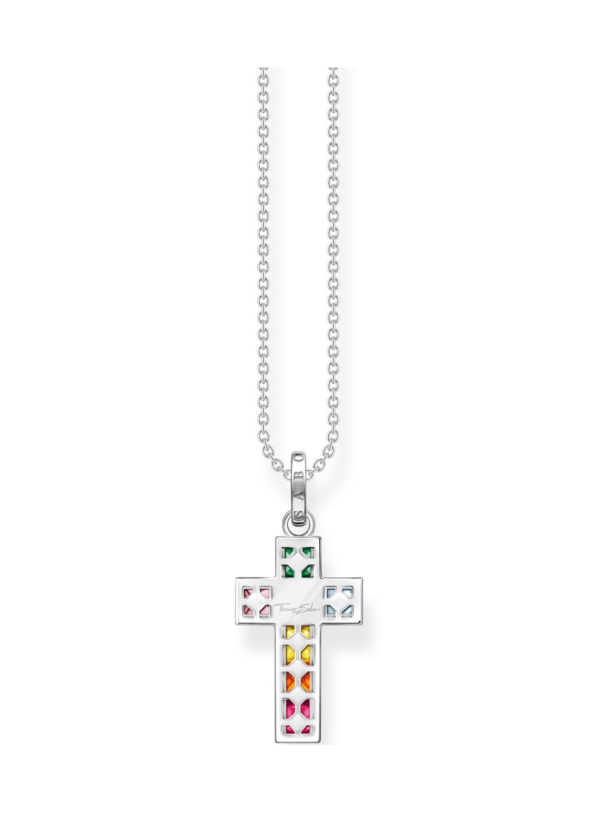 collana donna Thomas Sabo KE2166-477-7 Cross Ladies Necklace, adjustable