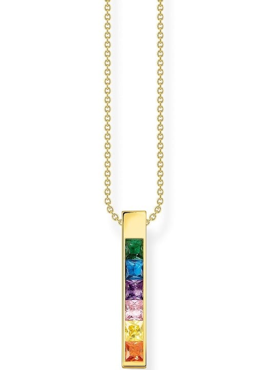 collana donna Thomas Sabo KE2113-971-7 Stone Rainbow Ladies Necklace, adjustable