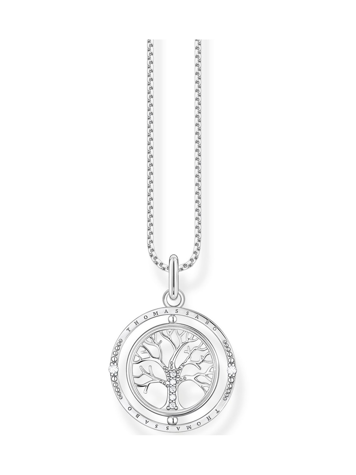 collana donna Thomas Sabo KE2148-643-14 Tree of Love Ladies Necklace, adjustable