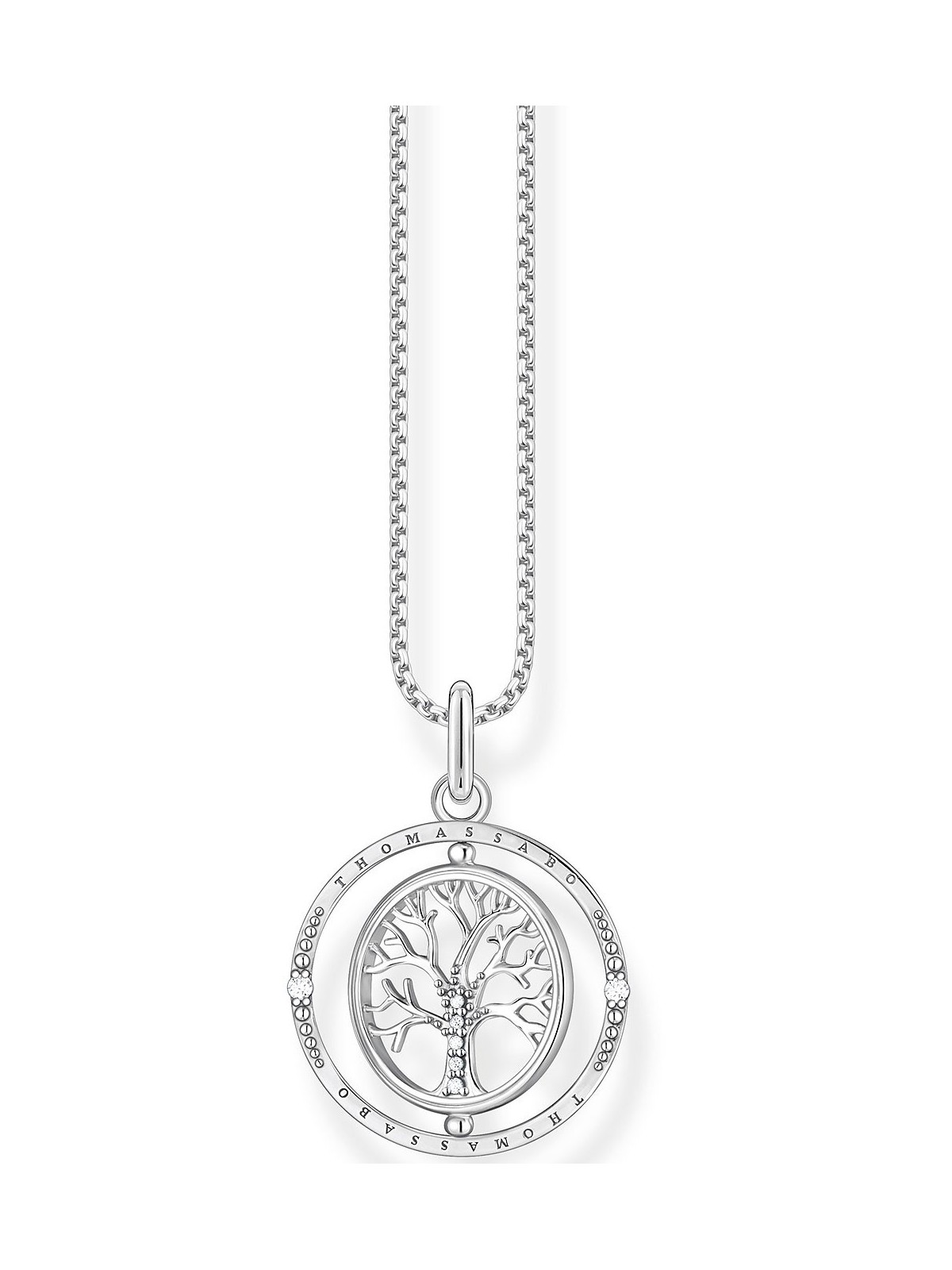 collana donna Thomas Sabo KE2148-643-14 Tree of Love Ladies Necklace, adjustable
