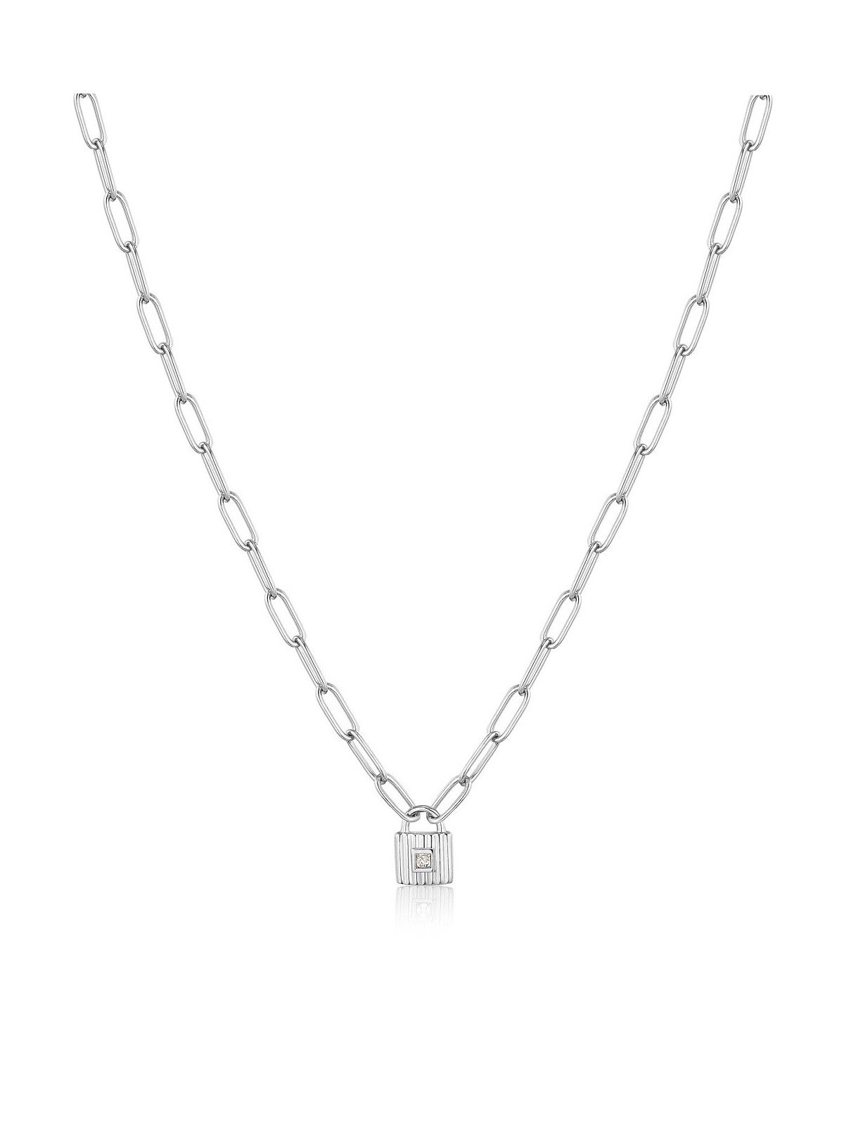 collana donna ANIA HAIE N032-01H Underlock & Key Ladies Necklace, adjustable