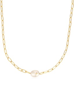 collana donna ANIA HAIE N043-05G Pearl Power Ladies Necklace, adjustable