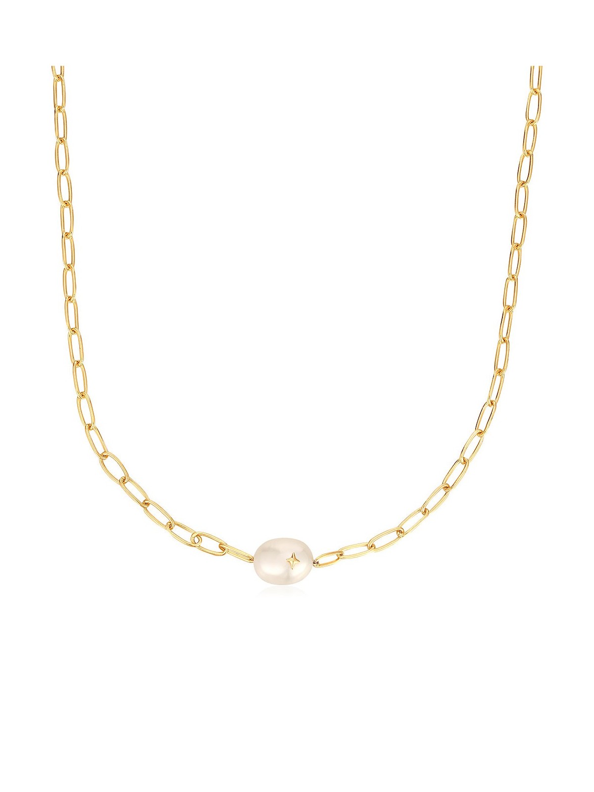 collana donna ANIA HAIE N043-05G Pearl Power Ladies Necklace, adjustable