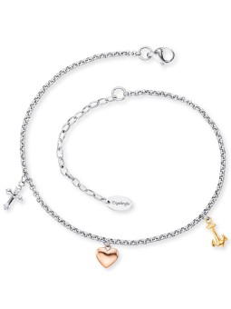 cavigliera Engelsrufer Anklet ERFS-FLH-TRI Love & Hope