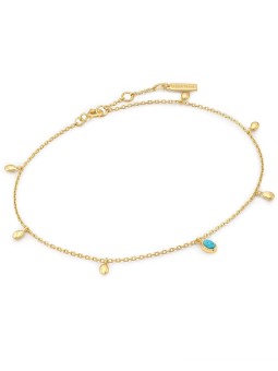 cavigliera ANIA HAIE Anklet F044-01G Making Waves