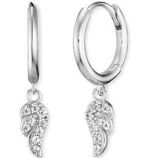 orecchini donna Engelsrufer Earrings Flying Wings ERE-FLYWING1-ZI-CR