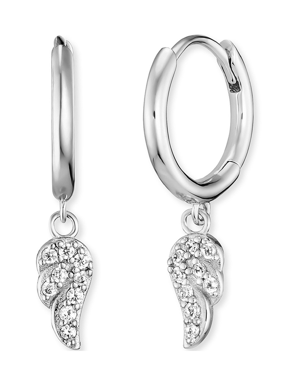 orecchini donna Engelsrufer Earrings Flying Wings ERE-FLYWING1-ZI-CR