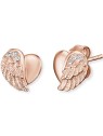 orecchini donna Engelsrufer Ear Studs Heart Wings ERE-LILHEARTWING-STR