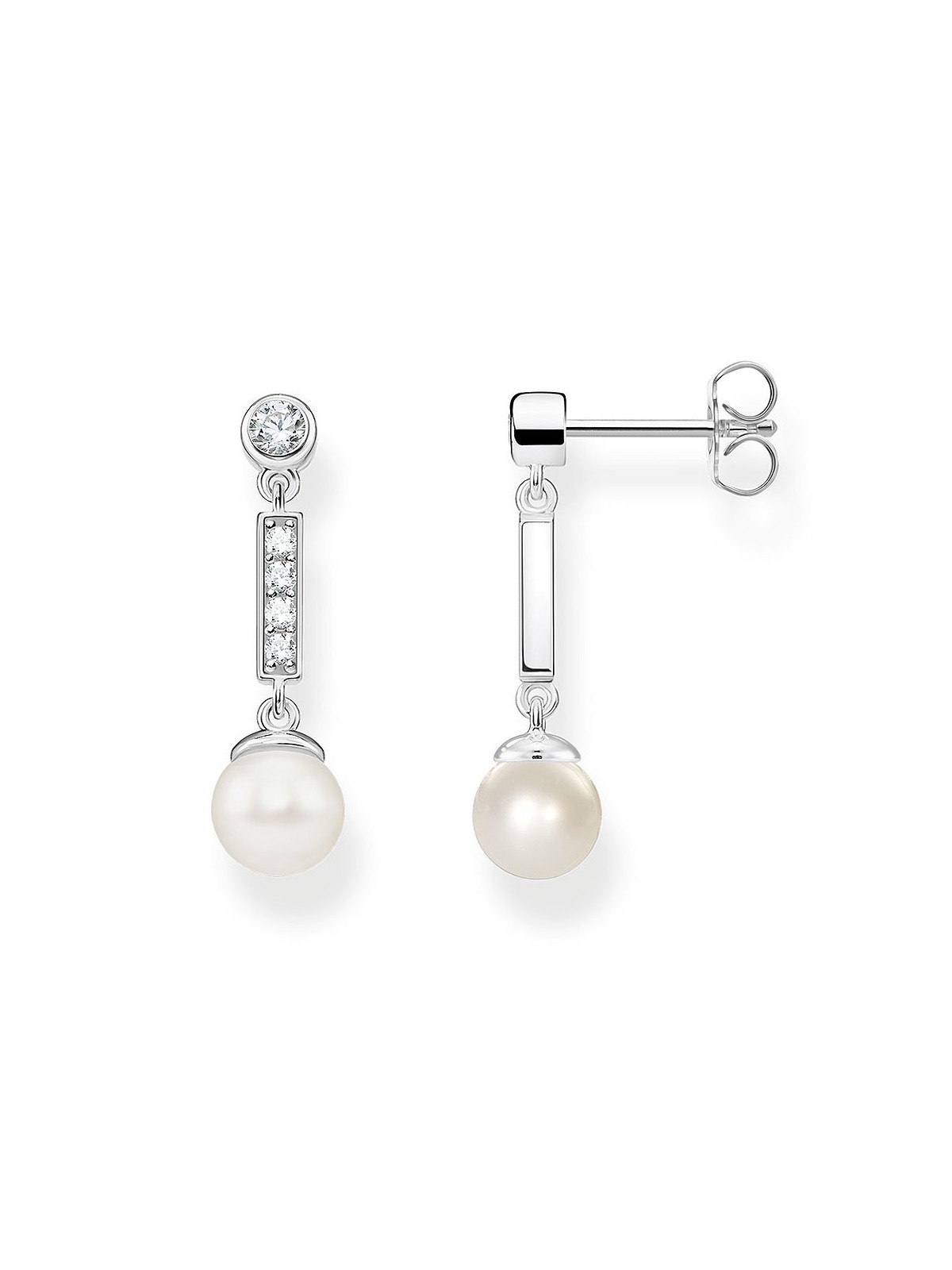 orecchini donna Thomas Sabo Earrings Pearl H2092-167-14