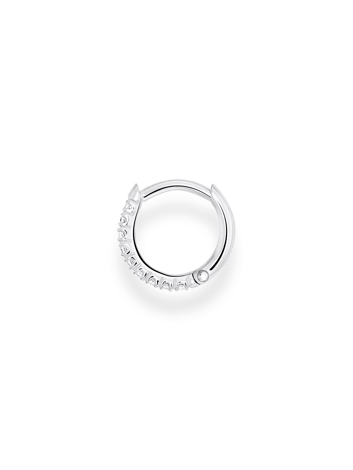 orecchini donna Thomas Sabo Single Creole Stone CR658-051-14