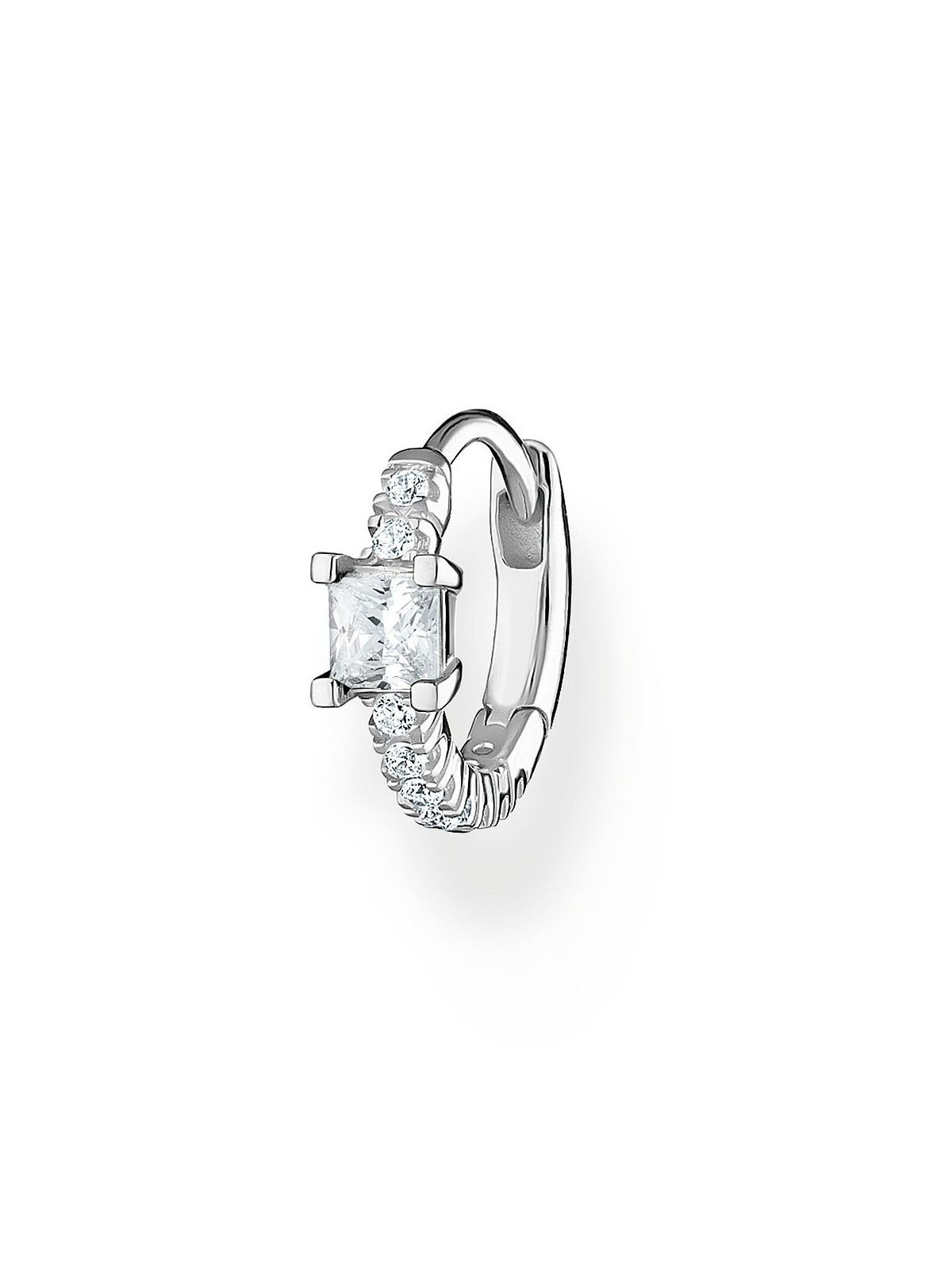 orecchini donna Thomas Sabo Single Creole Stone CR691-051-14