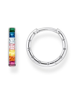 orecchini donna Thomas Sabo Creoles Stone Rainbow CR668-477-7