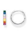 orecchini donna Thomas Sabo Creoles Stone Rainbow CR668-477-7