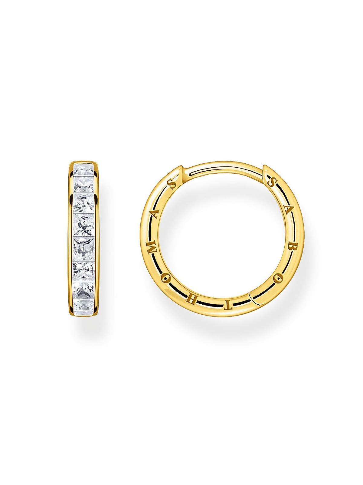 orecchini donna Thomas Sabo Creoles Stone Pave CR668-414-14