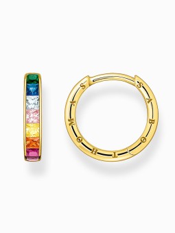 orecchini donna Thomas Sabo Creoles Stone Rainbow CR668-996-7