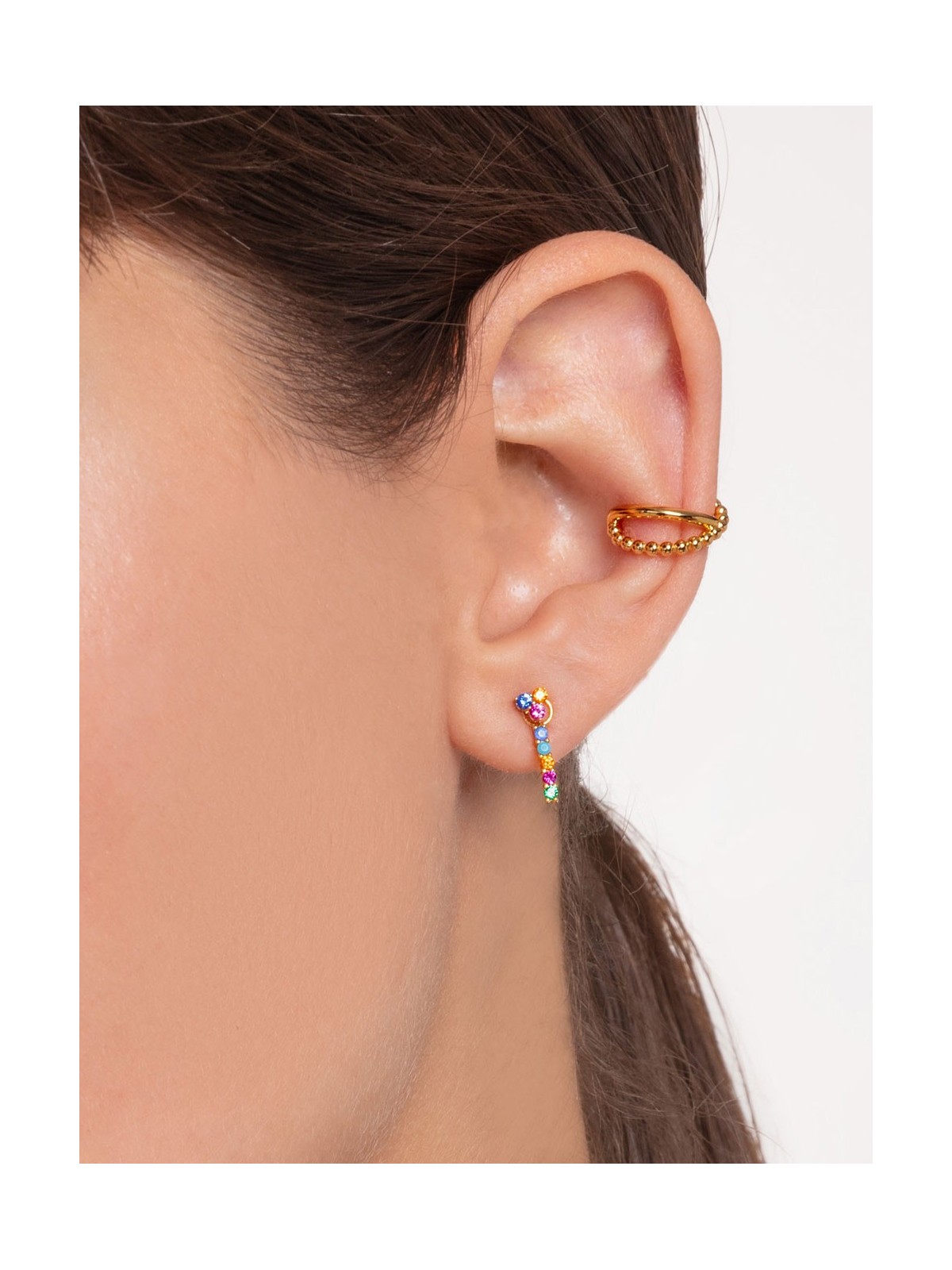 orecchini donna Thomas Sabo ear clip balls EC0023-413-39