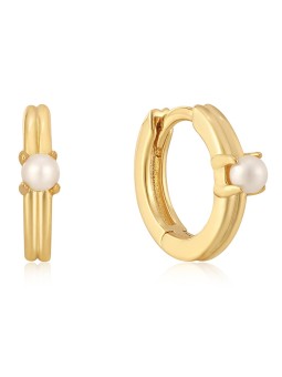 orecchini donna ANIA HAIE Creoles Pearl Power E043-03G