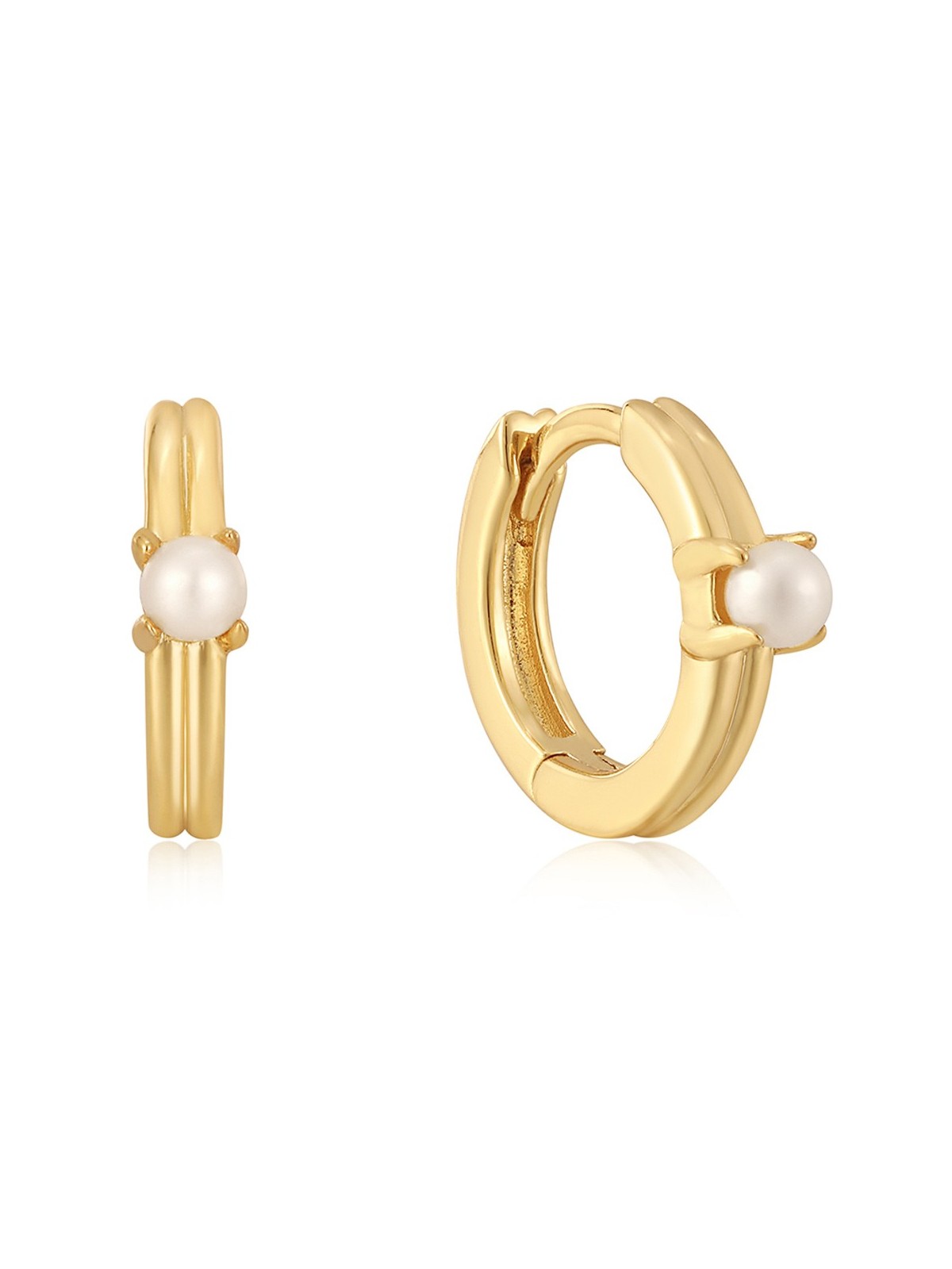 orecchini donna ANIA HAIE Creoles Pearl Power E043-03G
