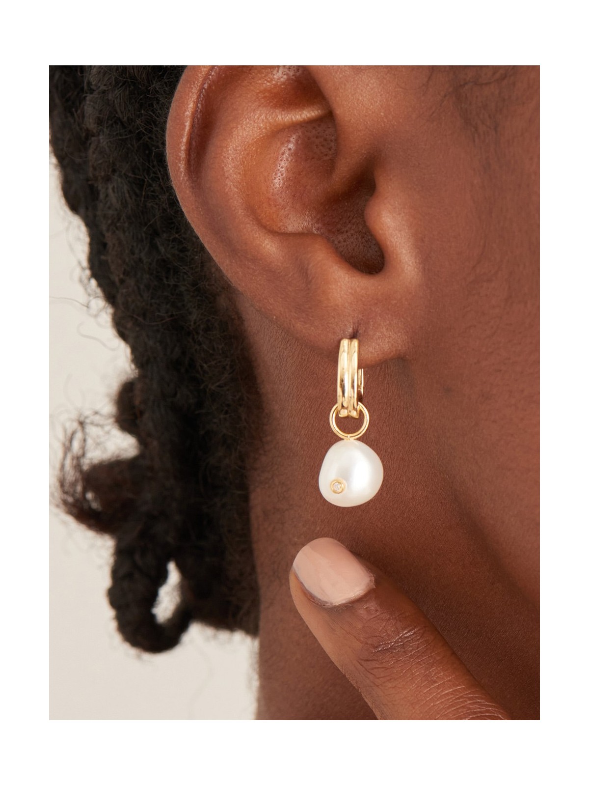 orecchini donna ANIA HAIE Earrings Pearl Power E043-04G