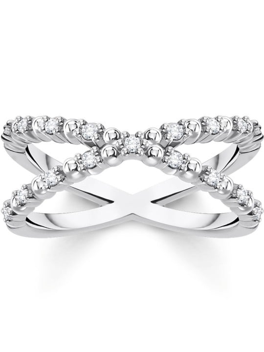 anello donna Thomas Sabo Ladies Ring TR2318-051-14-56 balls size 56