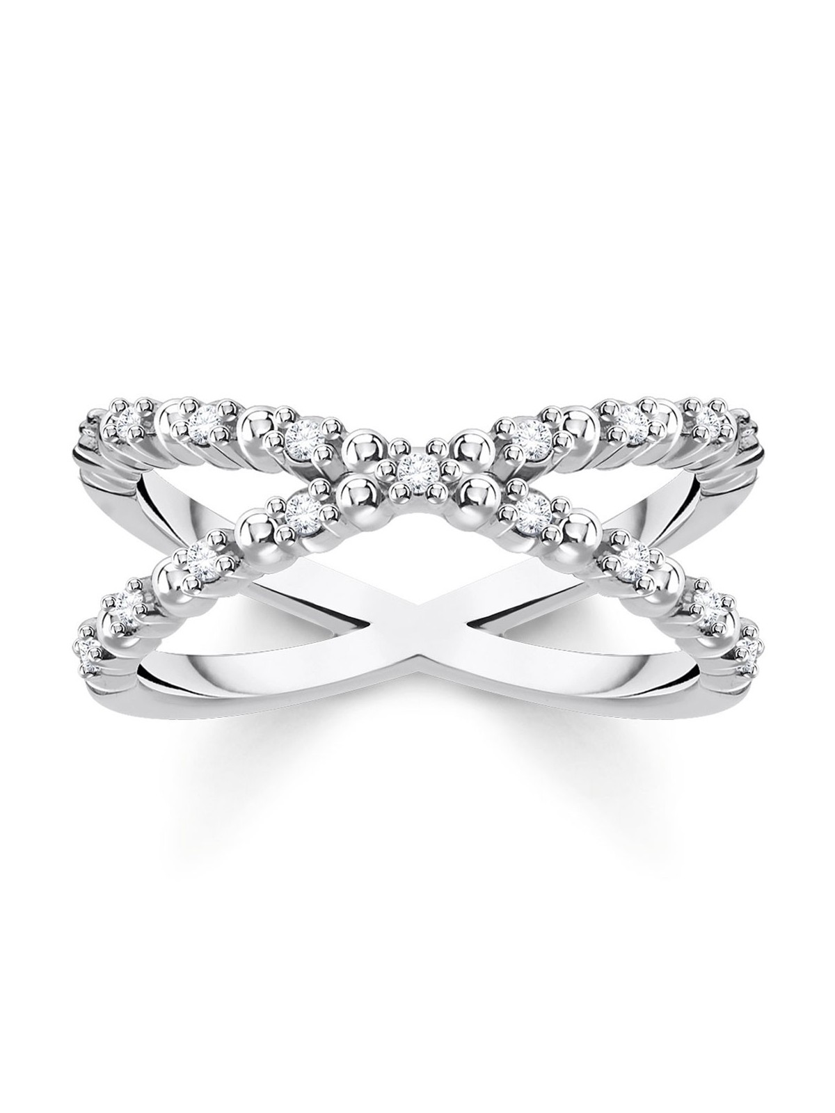 anello donna Thomas Sabo Ladies Ring TR2318-051-14-56 balls size 56