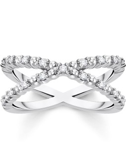 anello donna Thomas Sabo Ladies Ring TR2318-051-14-58 balls size 58