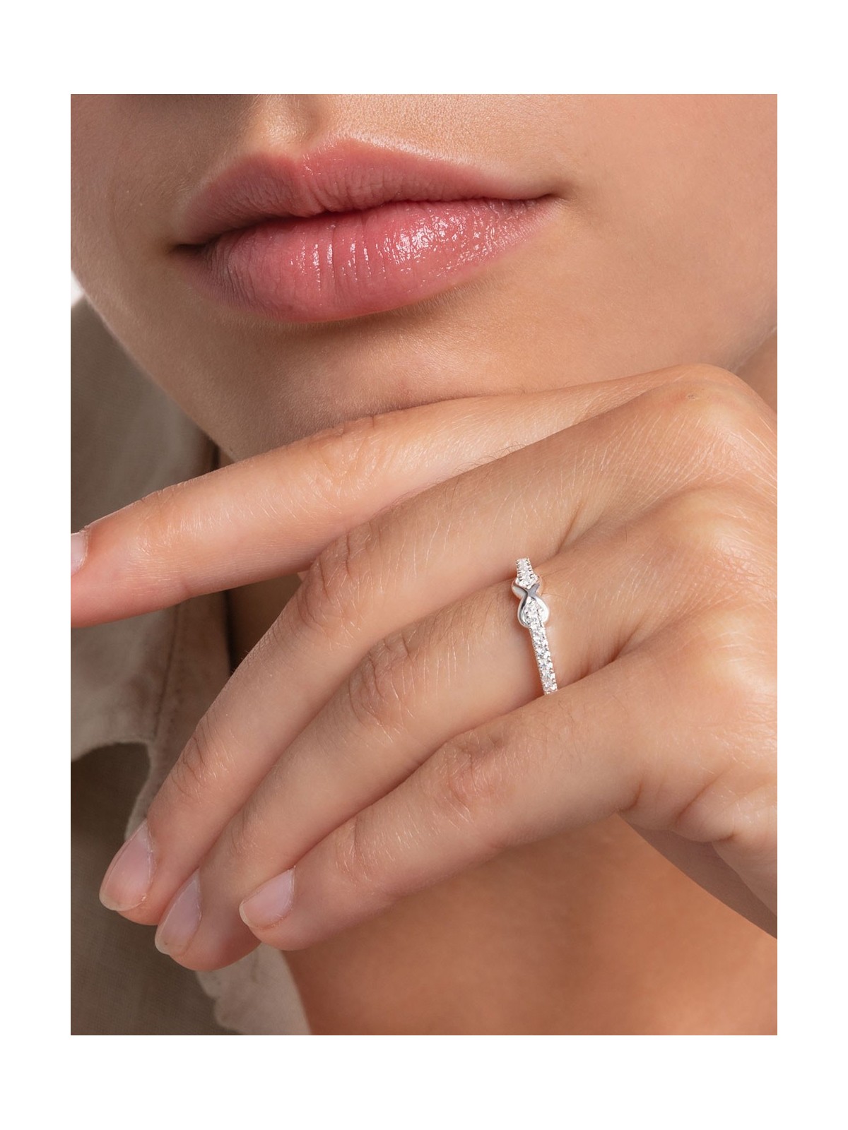 anello donna Thomas Sabo Ladies Ring TR2322-051-14-50 Infinity size 50
