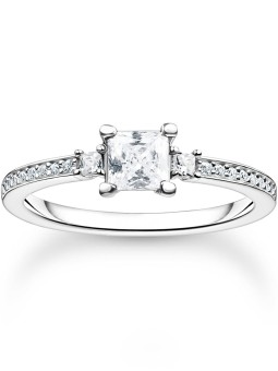 anello donna Thomas Sabo Ladies Ring TR2397-051-14-54 Pave size 54