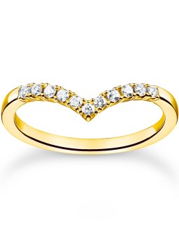 anello donna Thomas Sabo Ladies Ring TR2394-414-14-52 V-shape size 52