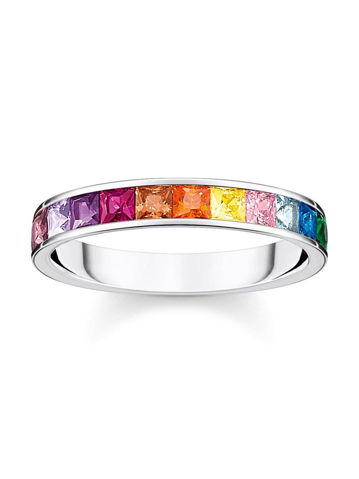 anello donna Thomas Sabo Ladies Ring TR2403-477-7-52 Stone Rainbow size 52