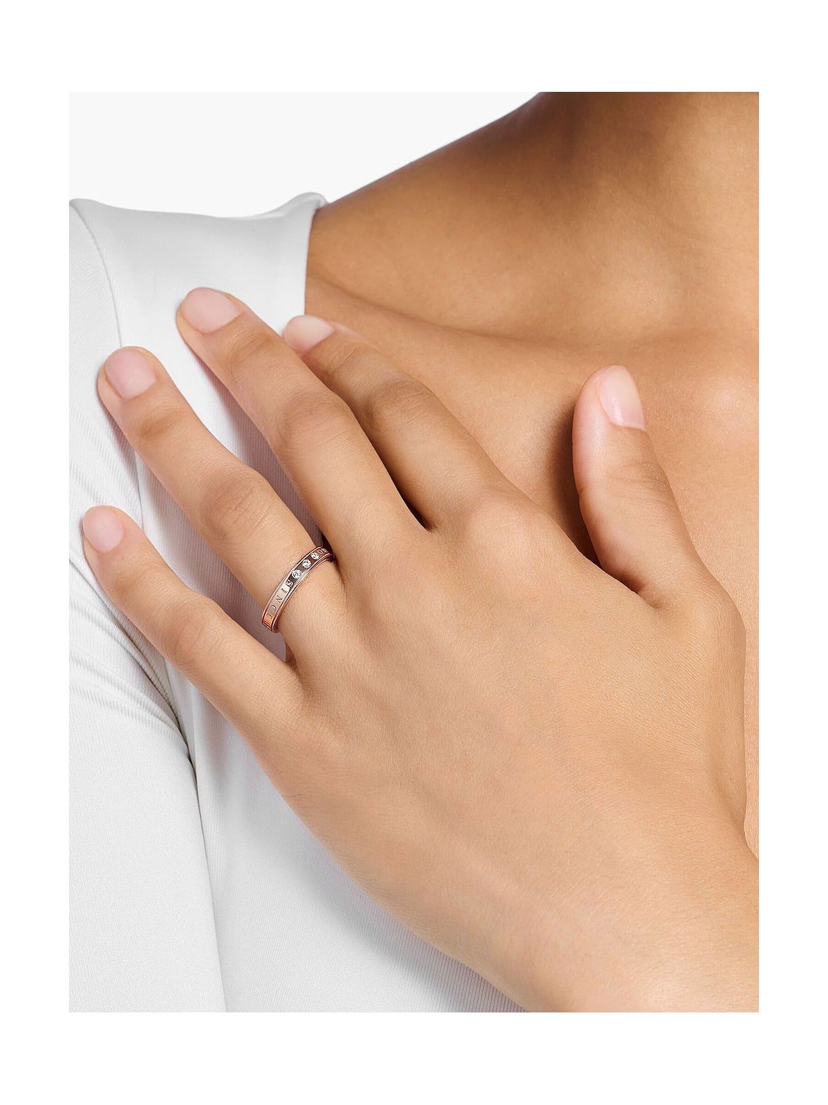 anello donna Thomas Sabo Ladies Ring TR2253-416-14-54 Heart size 54
