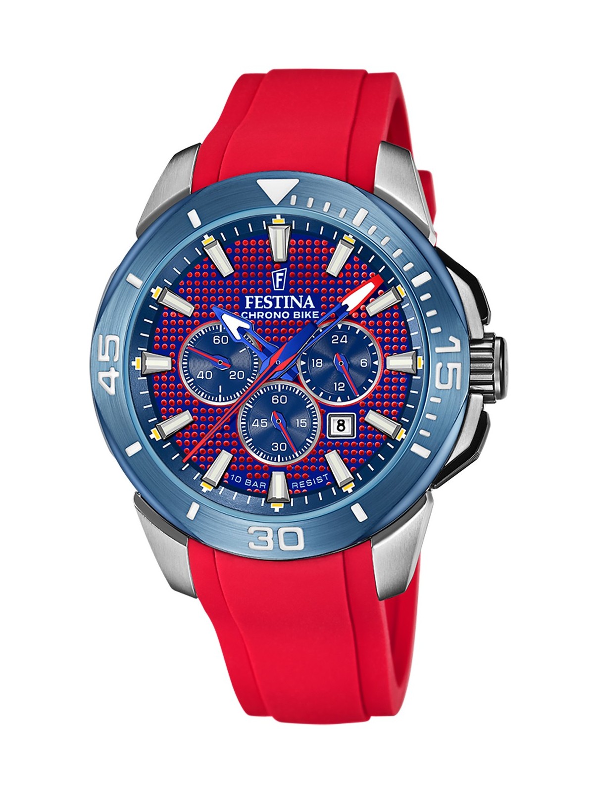 orologio uomo Festina F20642/2 Chrono Bike Mens Watch 47mm 10ATM