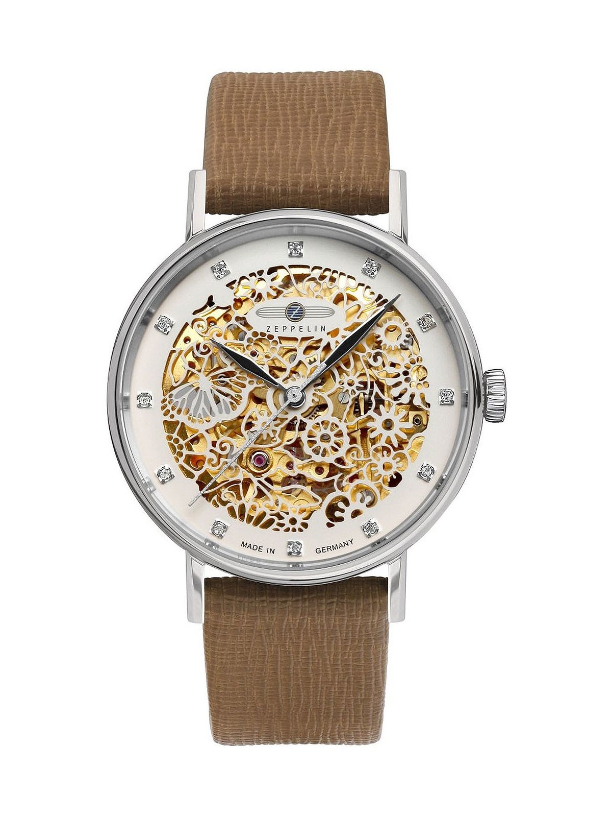 orologio donna Zeppelin 7461-5 Princess of the Sky Automatic Ladies Watch 36mm 5ATM