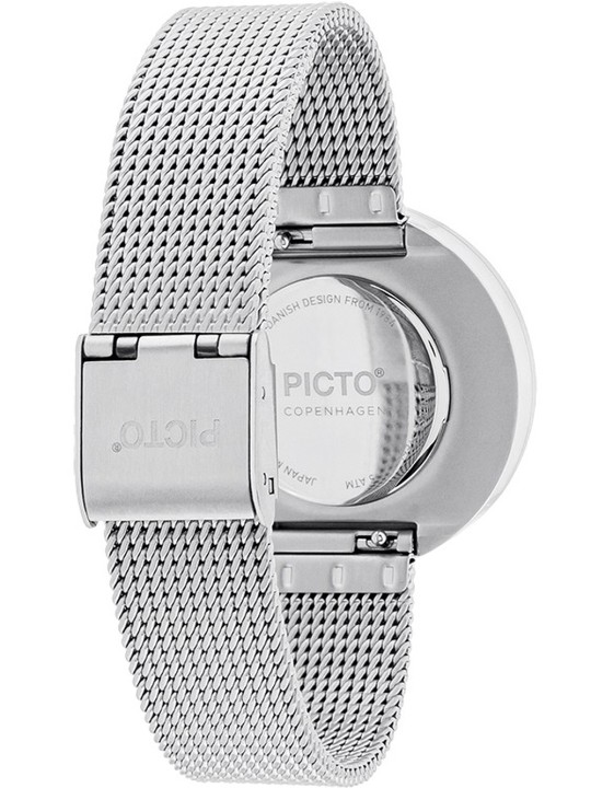 orologio donna PICTO 34064-0814 Ladies Watch White 34mm 5ATM