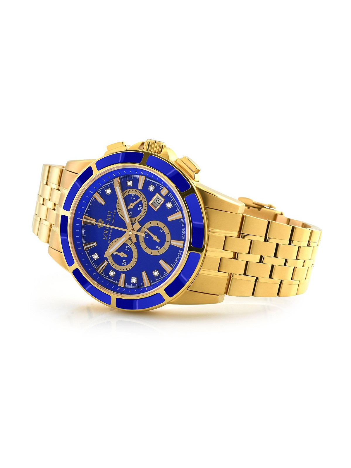 orologio uomo Louis XVI LXVI1105 Majest? Chronograph Mens Watch 43mm 5ATM