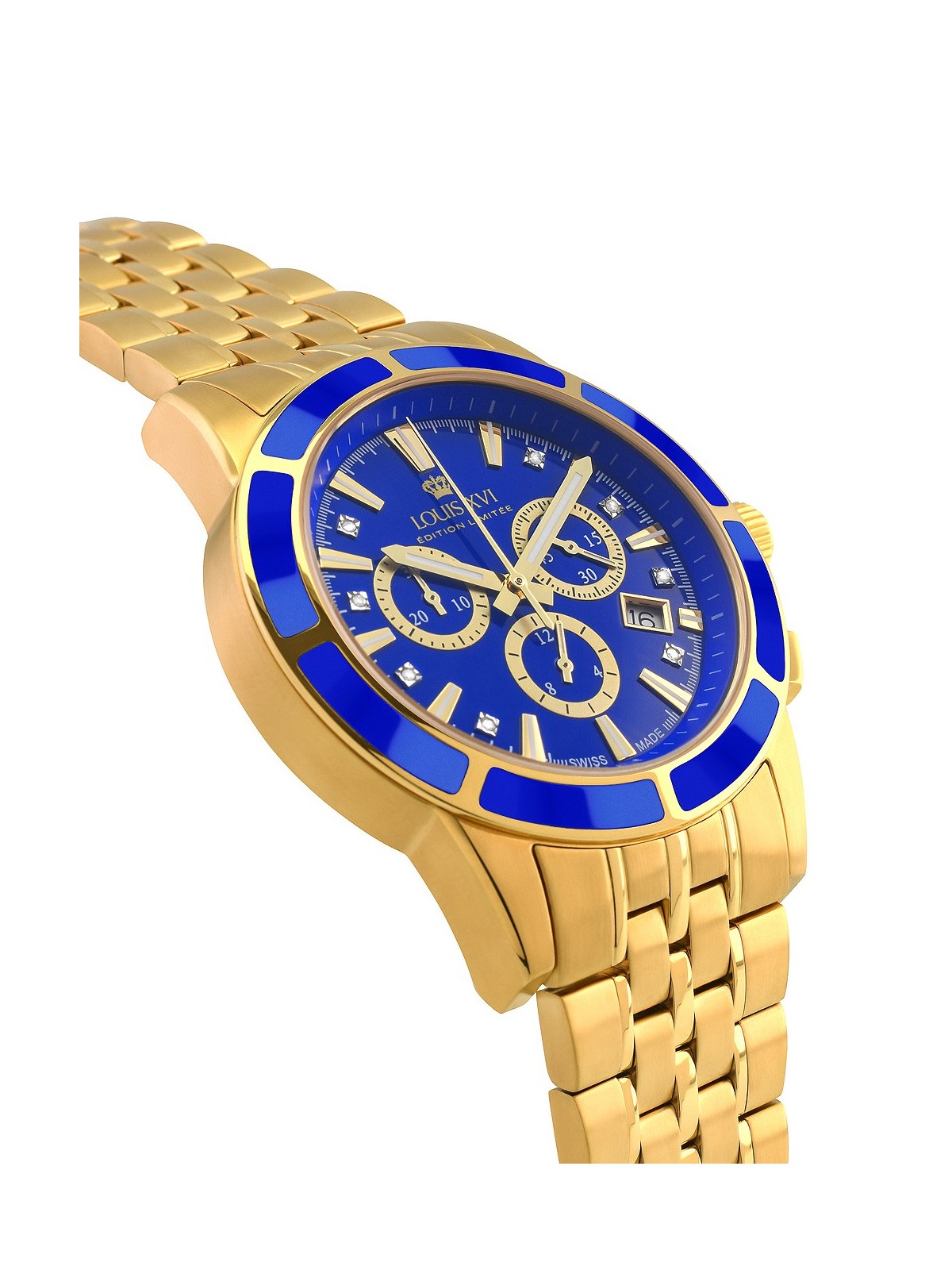orologio uomo Louis XVI LXVI1105 Majest? Chronograph Mens Watch 43mm 5ATM