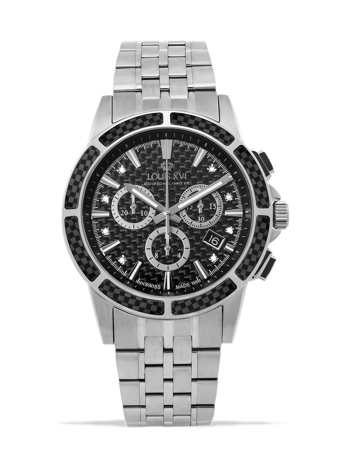 orologio uomo Louis XVI LXVI1101 Majeste Chronograph Mens Watch 43mm 5ATM