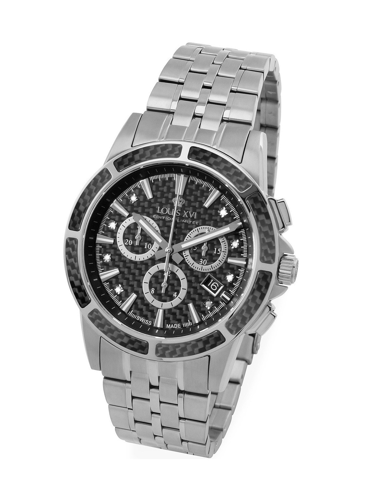 orologio uomo Louis XVI LXVI1101 Majeste Chronograph Mens Watch 43mm 5ATM