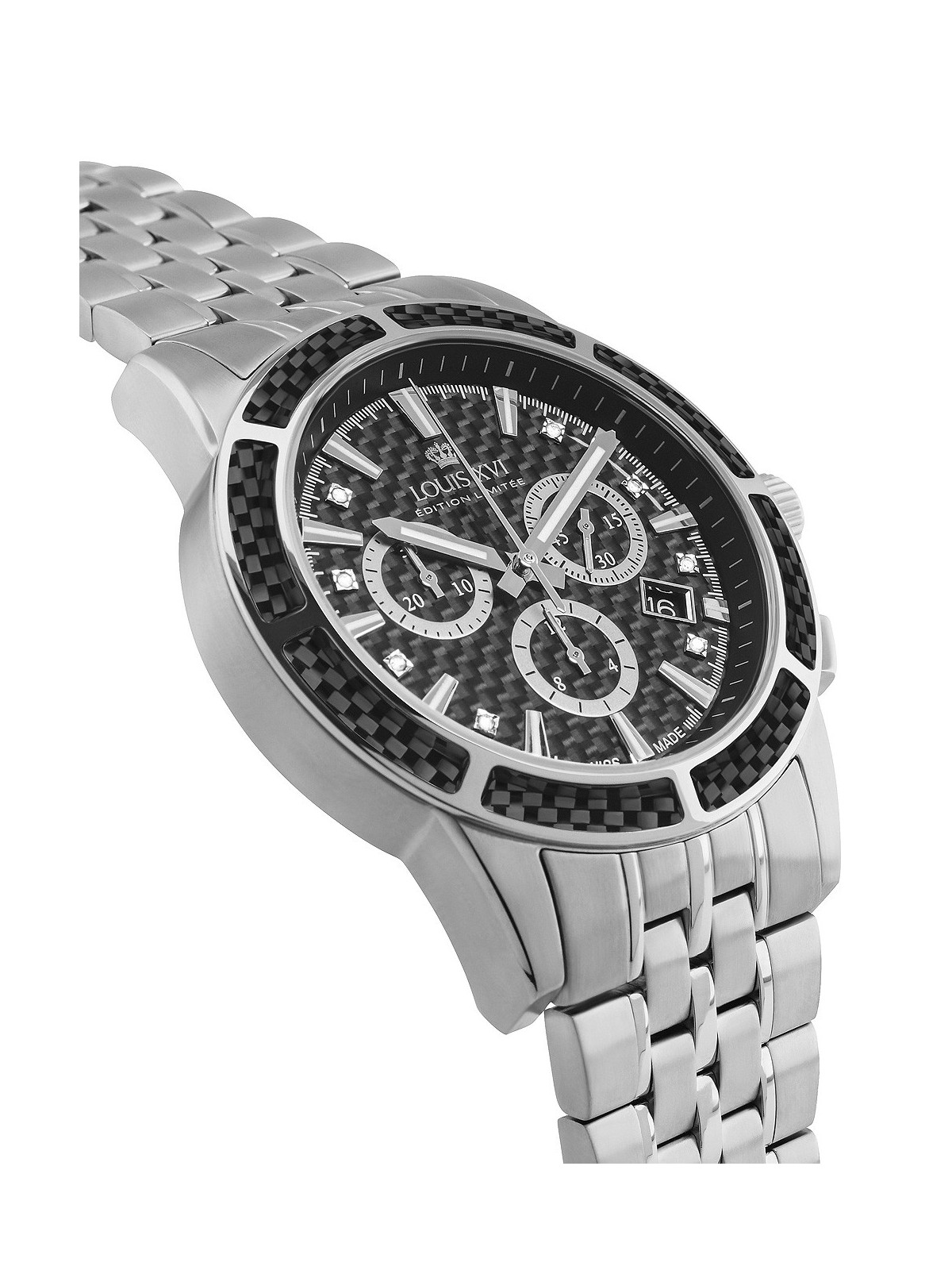 orologio uomo Louis XVI LXVI1101 Majeste Chronograph Mens Watch 43mm 5ATM