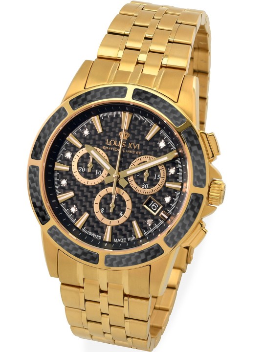 orologio uomo Louis XVI LXVI1103 Majeste Chronograph Mens Watch 43mm 5ATM