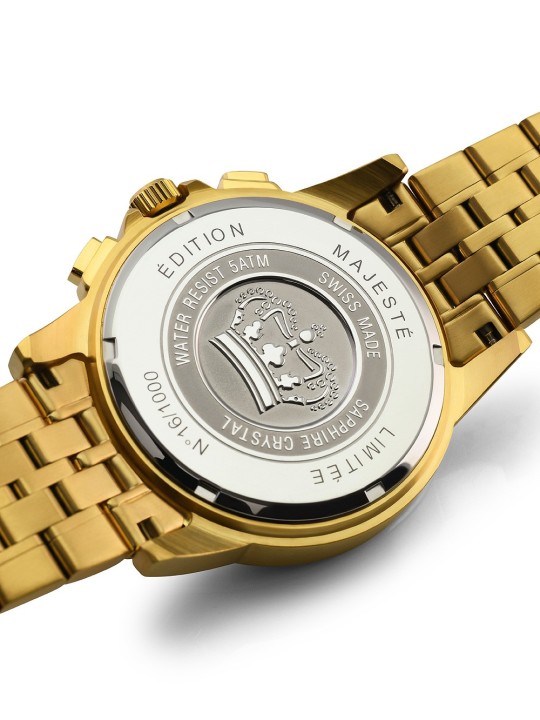 orologio uomo Louis XVI LXVI1103 Majeste Chronograph Mens Watch 43mm 5ATM