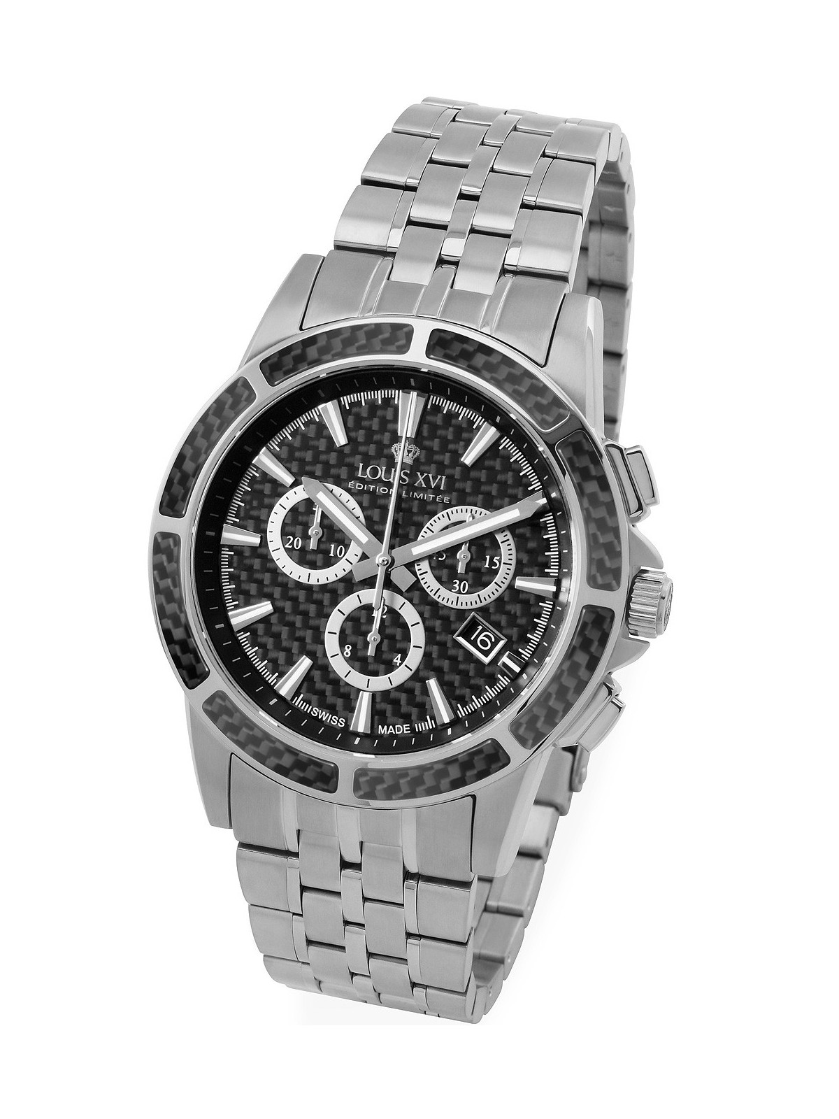orologio uomo Louis XVI LXVI1100 Majest? Chronograph Mens Watch 43mm 5ATM