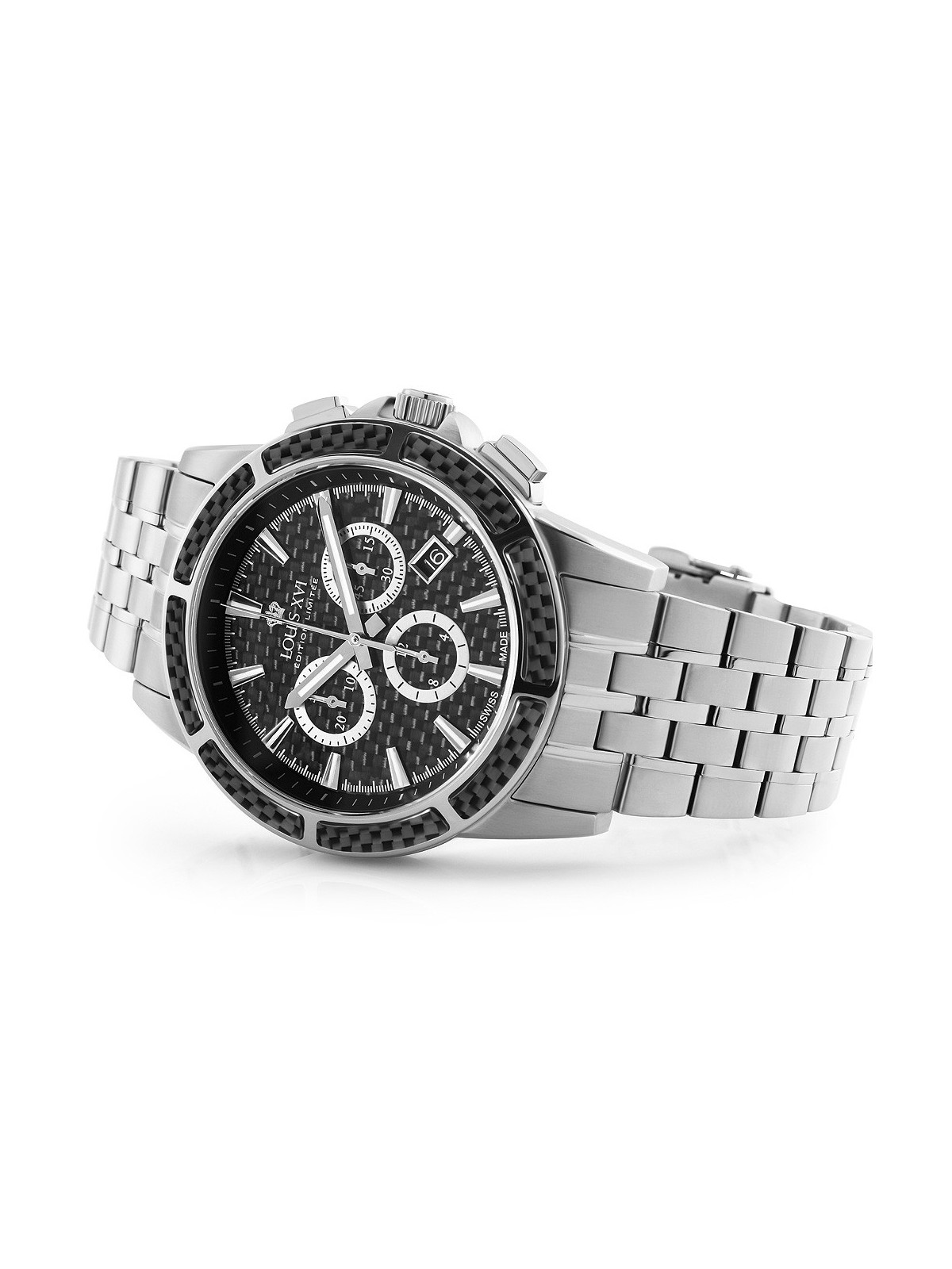 orologio uomo Louis XVI LXVI1100 Majest? Chronograph Mens Watch 43mm 5ATM