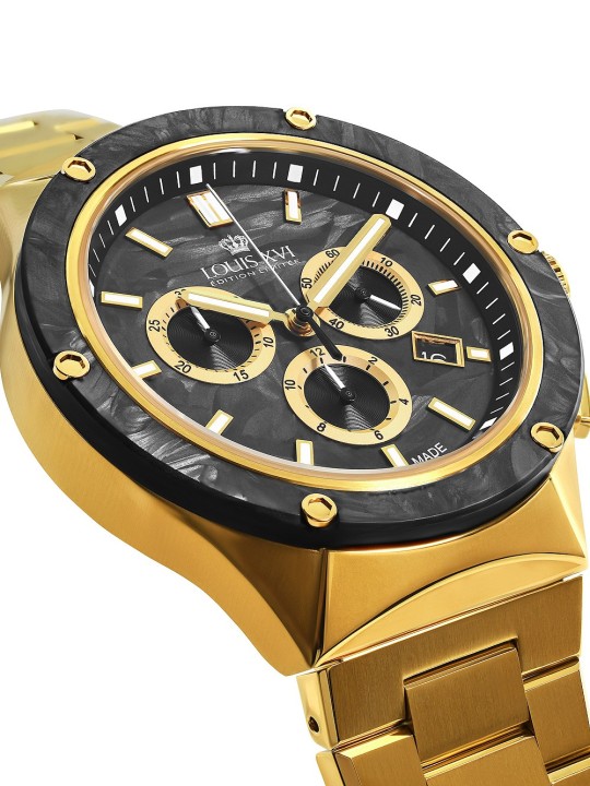 orologio uomo Louis XVI LXVI1211 Le Monarque Chronograph Mens Watch 42mm 5ATM