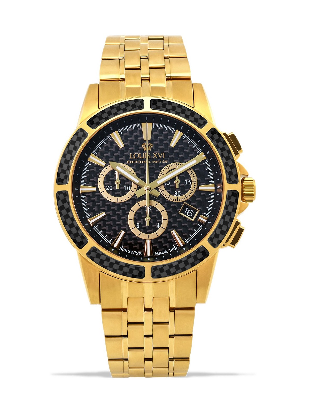 orologio uomo Louis XVI LXVI1102 Majest? Chronograph Mens Watch 43mm 5ATM