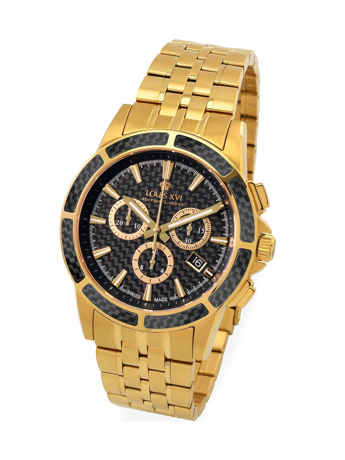 orologio uomo Louis XVI LXVI1102 Majest? Chronograph Mens Watch 43mm 5ATM