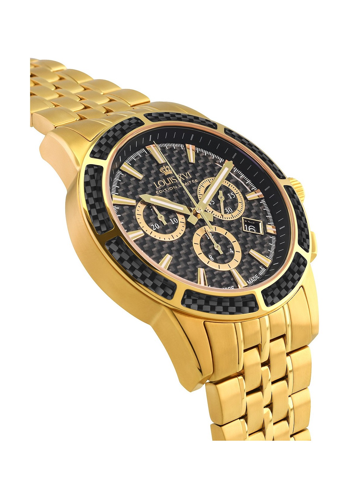 orologio uomo Louis XVI LXVI1102 Majest? Chronograph Mens Watch 43mm 5ATM