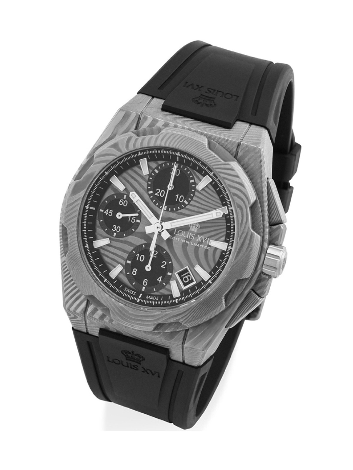 orologio uomo Louis XVI LXVI1201 La Vauguyon Chronograph Automatic Mens Watch 41mm 5ATM